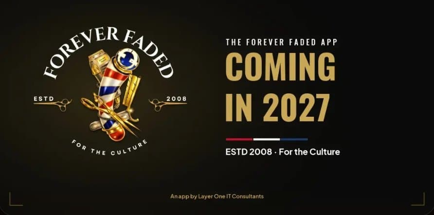Forever Faded app poster: Coming in 2027